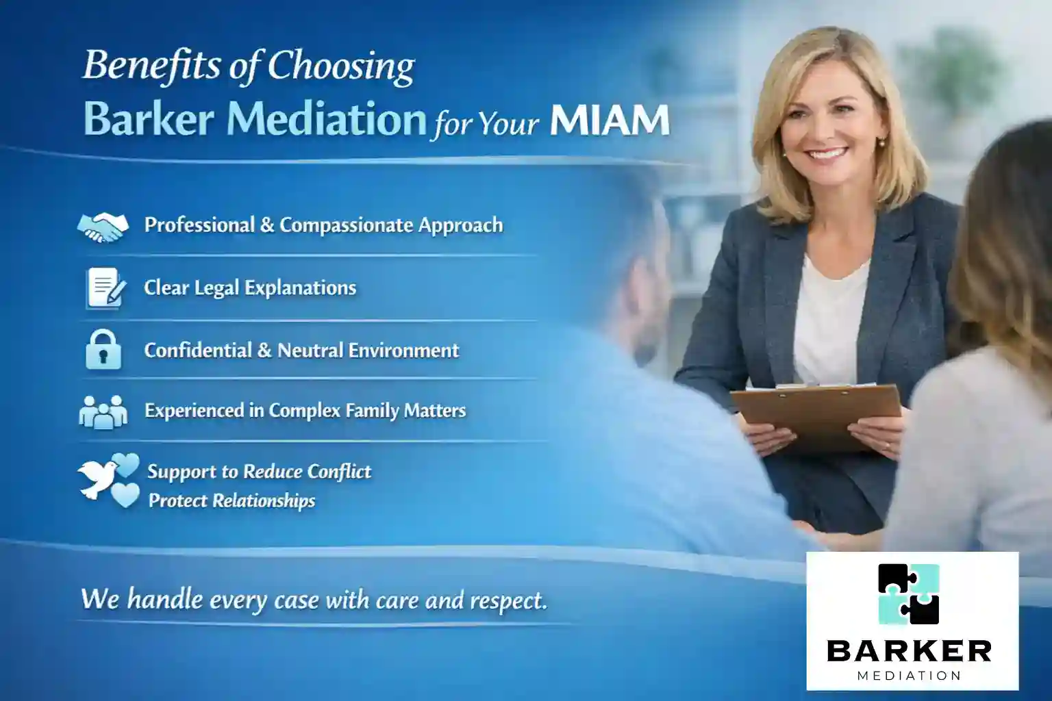 Benefits of Choosing Barker Mediation for Your MIAM Bournemouth