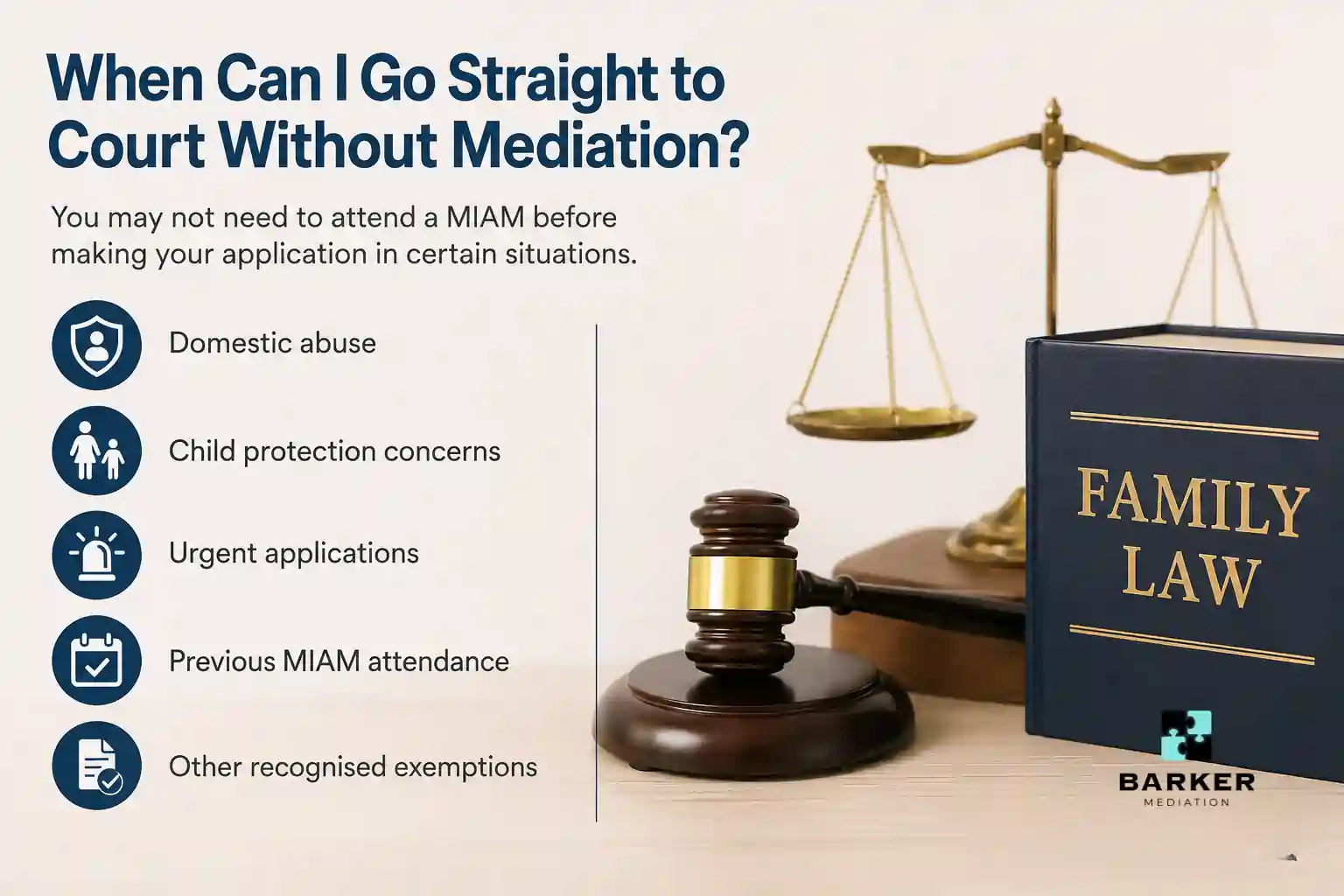 When Can I Go Straight to Court Without Mediation Bournemouth?